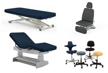 Oakworks Exam Tables and Chairs